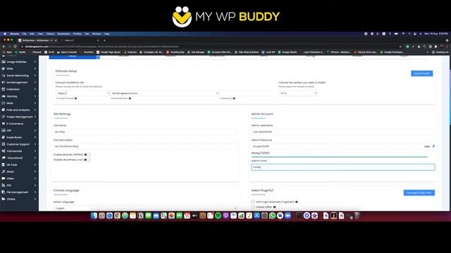 How to install WordPress in cPanel using Softaculous Apps Installer [Easy Tutorial] #itsmywpbuddy смотреть онлайн