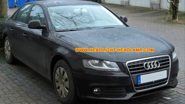 Audi A4 S4 RS4 B8 Headlight Plastic lens Cover Lenses Replacement