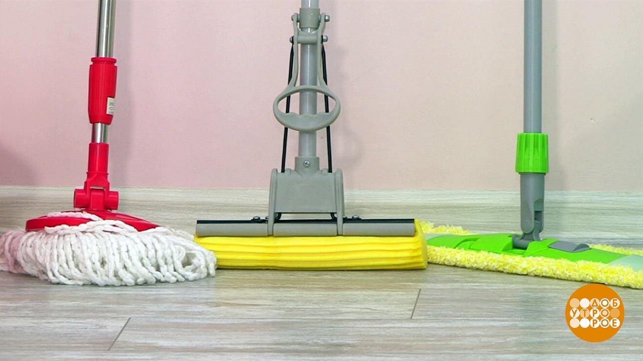 Швабра - тоже гаджет! Доброе утро. Фрагмент выпуска от 12.01.2023