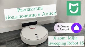 Робот пылесос Xiaomi Mijia Sweeping Robot 1S - распаковка и подключение к Алисе