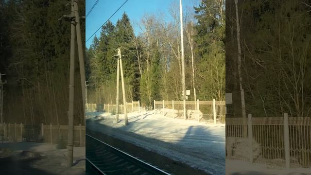 РЖД. Россия из окна поезда. Ярославль-Москва. RUSSIAN RAILWAYS. Russia from the train window.