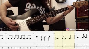 Ozzy Osbourne - Mr. Crowley / bass cover / playalong with TAB