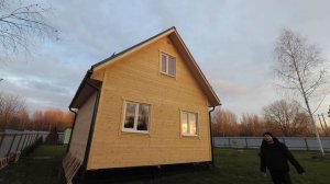 Каркасный дом 7 на 7 с мансардой в Клинском районе, Московская область