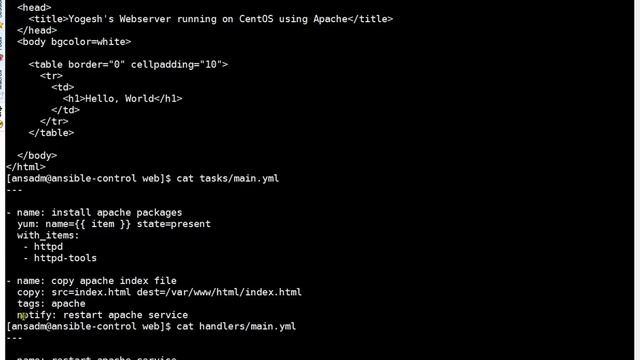 Ansible Automation | Ansible Roles, Templates and Tags