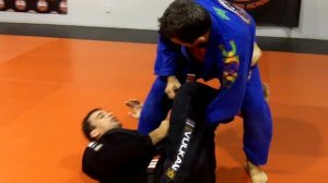 Jiu Jitsu Techniques - '' X " Guard Sweep from triple leg sweep and guard laco