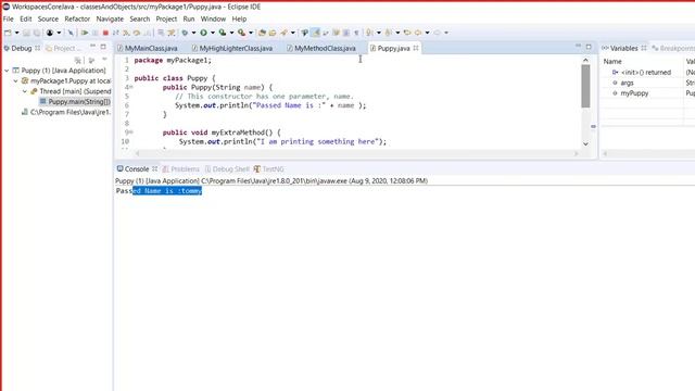 Class Basics, Constructors, Data Types смотреть онлайн