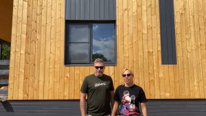 Отзыв заказчиков. Каркасный дом и баня на железобетонных сваях. КП Экоозеро, Московская область.