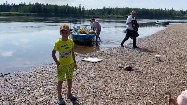Как Миша на Нижней Тунгуске ловил тугунов. Лето в Ербогачене