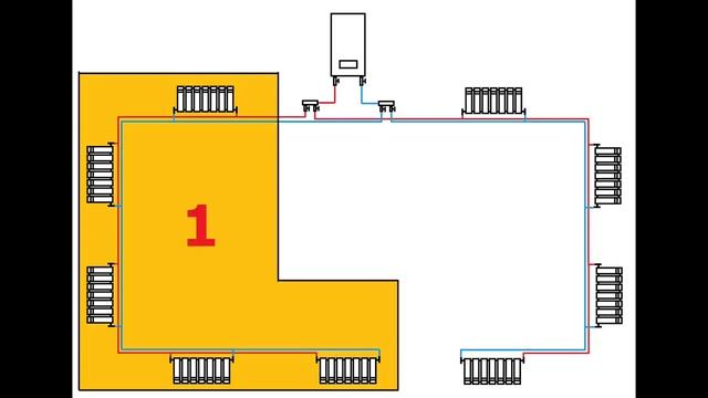 Двухтрубная система отопления, разные схемы схема Тихельмана Харезм смотреть онлайн