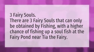 How many fishing fairy souls are there?