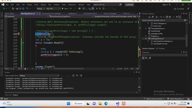 C#System.IndexOutOfRangeException: Index was outside the bounds of the array. | Array error in .NE смотреть онлайн