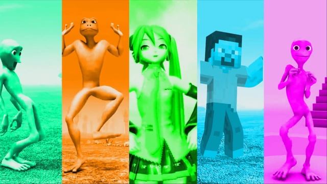 Dance Challenge Ievan Polkka vs Dame Tu Cosita vs Patila vs Me Kemaste vs Minecraft - Green Alien смотреть онлайн