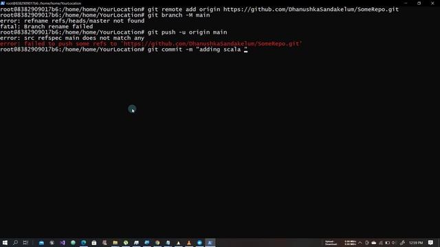 [prerequisite] How to use scala on Docker and upload the files to github repository