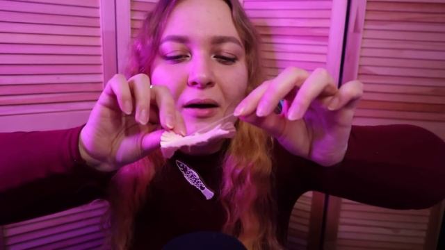 АСМР Что мне подарил Спрутель? ? РАСПАКОВКА БОКСА и БЛИЗКИ ШЕПОТ ? ASMR Unboxing ?