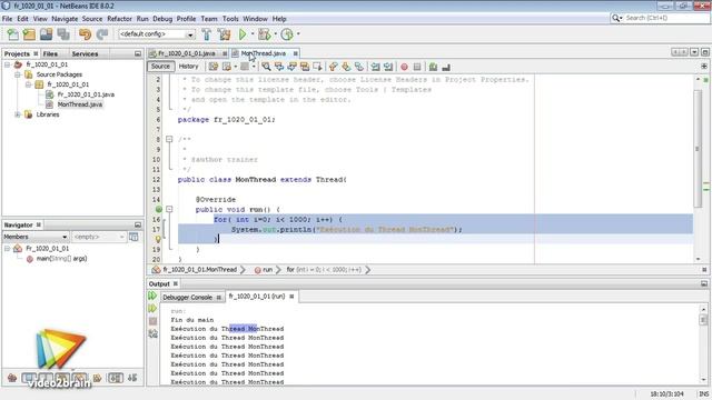 Tutoriel Java : Débuter avec le multithread | video2brain.com смотреть онлайн