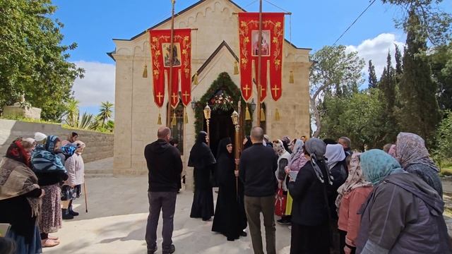 Спасо-Вознесенский женский монастырь на Елеоне.Обретение главы Предтечи и Крестителя Господня Иоанн смотреть онлайн