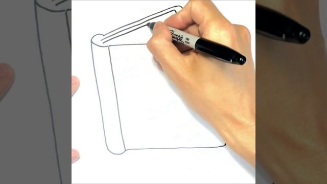Как нарисовать закрытую книгу | How to draw a closed book