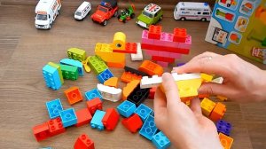 Собираем Лего Кубики - Видео для малышей про конструктор - Игрушки для детей