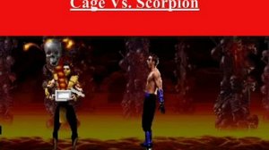 Cage Vs Scorpion