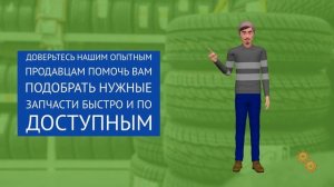Реклама магазина запчастей. Простой и эффективный видеоролик