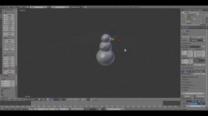 Создание снеговика в программе Blender