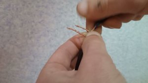 Вариант надежной скрутки мягкого медного провода