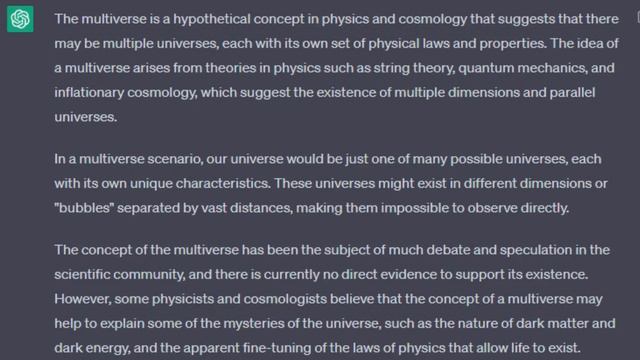 ChatGPT : The Multiverse is ... смотреть онлайн