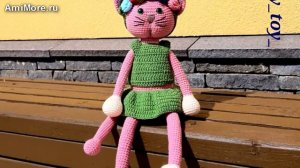 Амигуруми: схема Кошечки-сестрички. Игрушки вязаные крючком - Free crochet patterns.