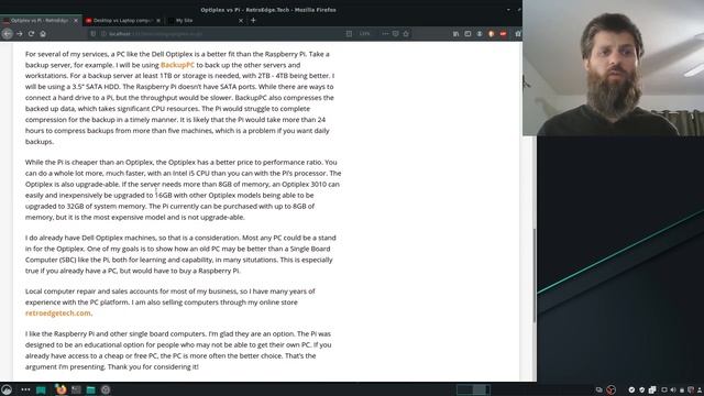 Dell Optiplex vs Raspberry Pi: choosing hardware for Alpine Linux project смотреть онлайн