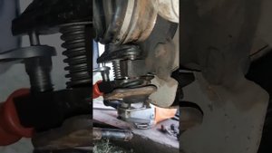 Замена шаровой опоры Fiat Albea, без снятия шруса