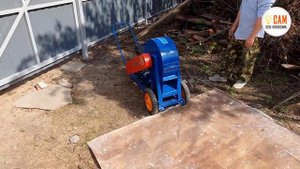 Тестируем рубительную машину Дровосек ВХ350 с бензиновым двигателем