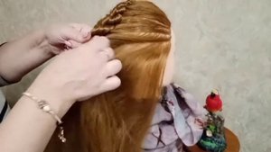 Техника плетения косы "Жгут"