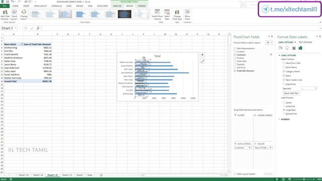 HOW TO CREATE CHARTS IN EXCEL TAMIL? | DIFFERENT TYPES OF EXCEL CHARTS | ? XL TECH TAMIL GIVEAWAY ?