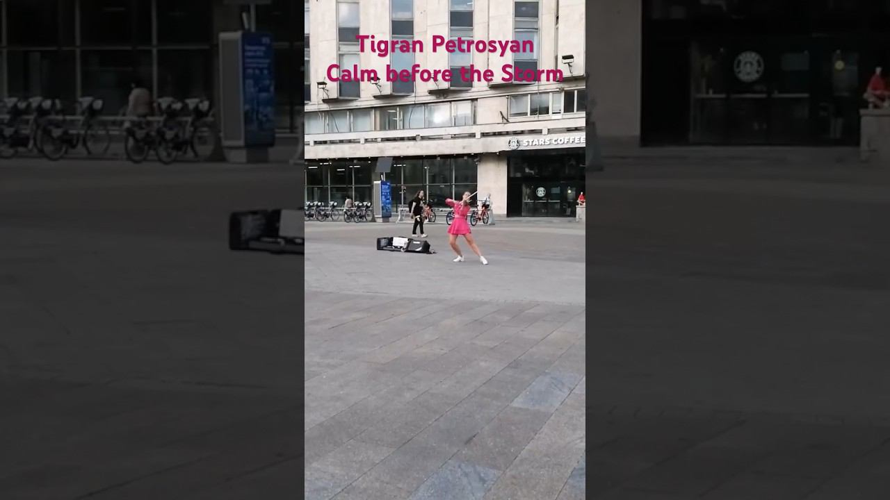 Тигран Петросян «Восточные мотивы», Евгения Мальцева, электроскрипка, перфоманс на Тверской
