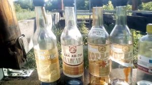 Бюджетная беседка из бревна своими руками ч.2.Морилка,лак,олифа покрытие обожженного дерева.