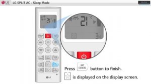 [LG Split AC] - Sleep Mode Function