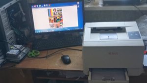 тест цветного принтера Xerox 6110