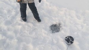 Квх Залив Бирюса. Зимняя рыбалка.