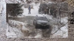 #185. Нива перебирается через реку [АВТО 4x4]