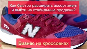 Как быстро расширить ассортимент кроссовок на старте и быстро выйти на стабильные продажи.