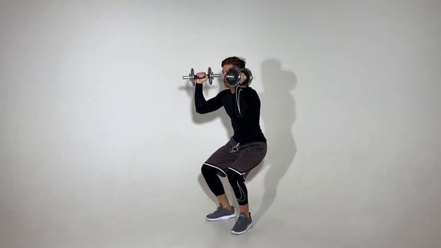 Трастеры с гантелями - техника выполнения смотреть онлайн