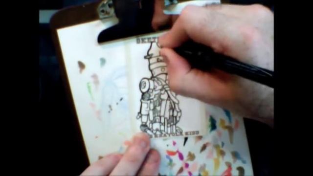 IG88 Sketch Card Speed Drawing смотреть онлайн