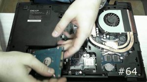 Замена жесткого диска ноутбука DEXP W650SF