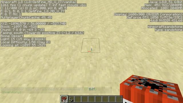 GeForce GTX 1050 ti FPS TEST - Minecraft Java Edtition смотреть онлайн