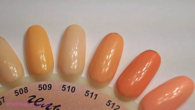 Гель-краски Канни Canni палитра цветов 501-520 смотреть онлайн