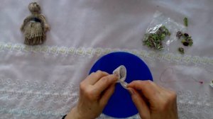 503.Кукла-мотанка. Мастер класс головной убор для куклы мотанки. Кукла оберег. Gorro para muñeco