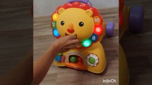 Ходунки-каталка-игровая панель Лев 3 в 1 от Fisher Price