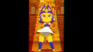 Ankha zone/желтая египетская кошка/Dance/Часть 5