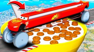 ПРОЕХАЛ МИСКУ С ХЛОПЬЯМИ НА САМОМ ДЛИННОМ ЛИМУЗИНЕ МОЛНИЯ МАКВИН НА ПИЛАХ  ГТА 5 МОДЫ МУРКА