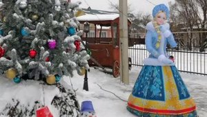 Отзыв на комплект надувных фигур Деда Мороза и Снегурочку (премиум) — надувные новогодние украшения